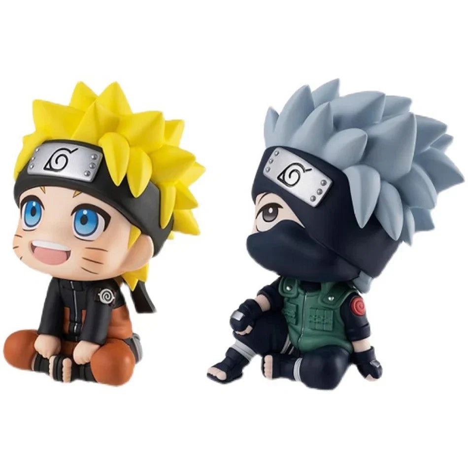 10cm Naruto Anime Figure Uzumaki Naruto Kakashi Uchiha Sasuke Itachi Cute Toys Q Figurals Action Figurine Model