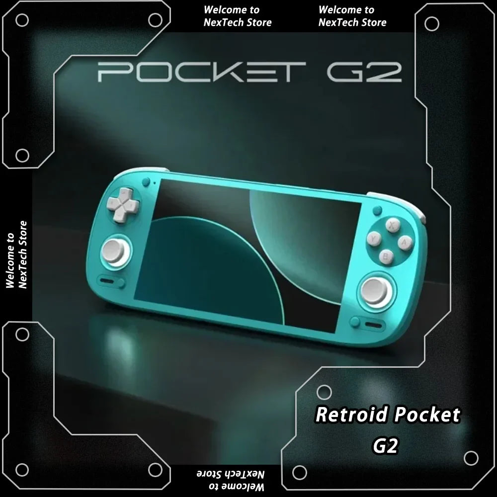Retroid Pocket G2 5.5'' Android Game Console 1080P AMOLED Screen Hall-Effect Joystick RP G2 Handheld Game Console BT5.4 5000mAh