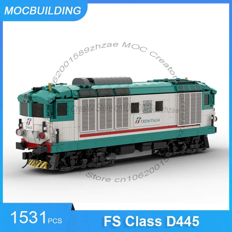 MOC Building Blocks FS Class D445 Train Model DIY Assemble Bricks  Transportation Collection Display Creative Toys Gifts 1531PCS