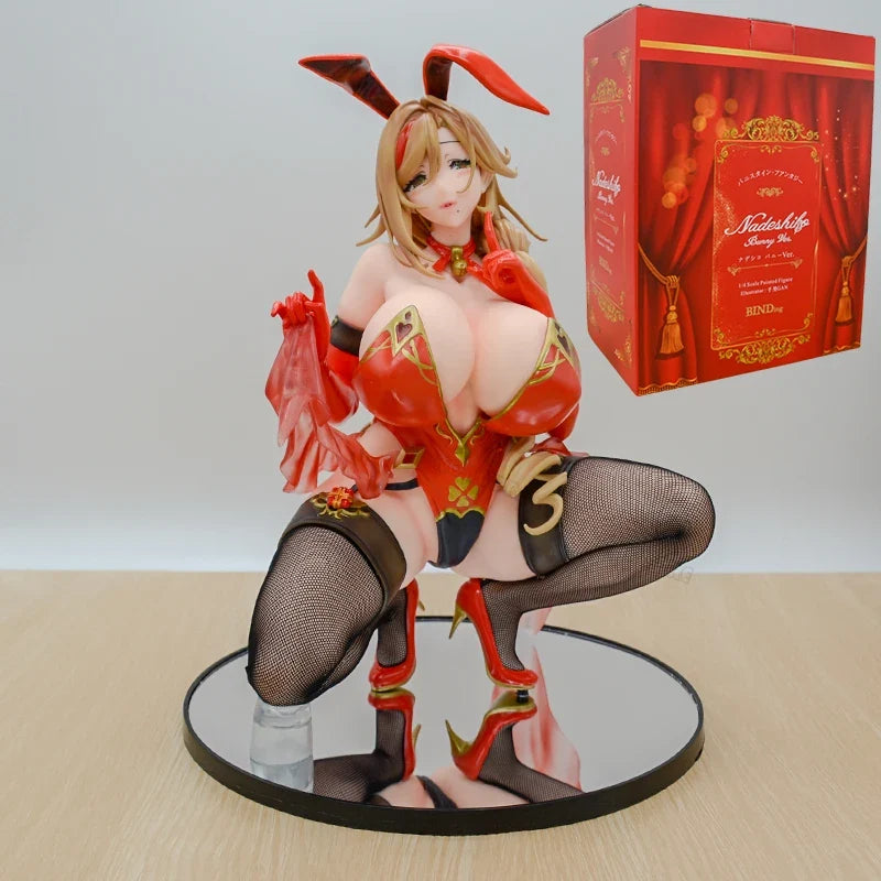 25cm BearPanda Yuna Bunny Girl illustration by Biya Anime Figure KonoSuba Darkness/Yuna-chan Action Figure Sexy Model Doll Toys