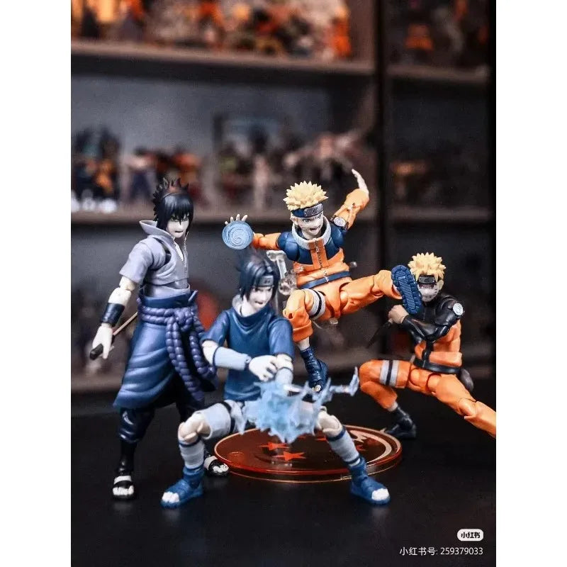 Bandai SHFiguarts 2.0 Jiraiya Kakashi Hatake No 1 Naruto top 99 Sasuke Orochimaru Uchiha Madara SHF Anime Figure Action Toy