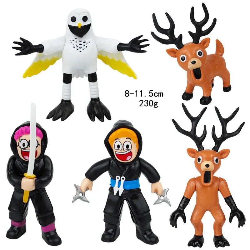 6/8pcs Set  Steal A Brainrot Figures Toys PVC Action Figure Christmats Gifts Toy Italian Brainrot Sahur Model Room Decor Gifts
