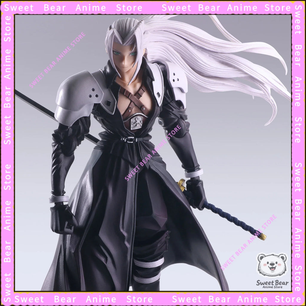In Stock Square Enix Final Fantasy VII BRING ARTS Sephiroth Action Figure Anime Model Trendy Toys Desktop Doll Collectibles
