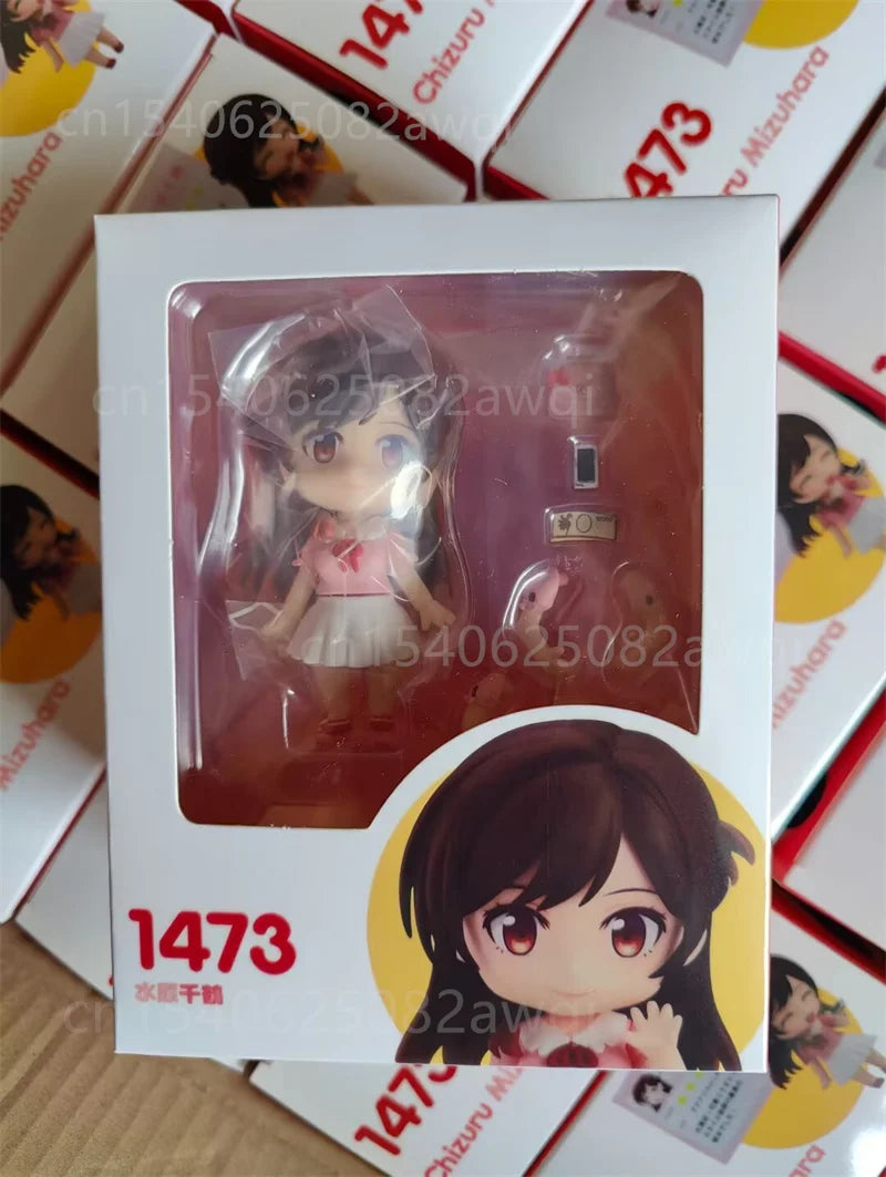 Chizuru Mizuhara Action Figure Nendoroid #1473 Chizuru Mizuhara Figure Rent A Girlfriend Girl Anime Model Toys Kids Gift Dolls