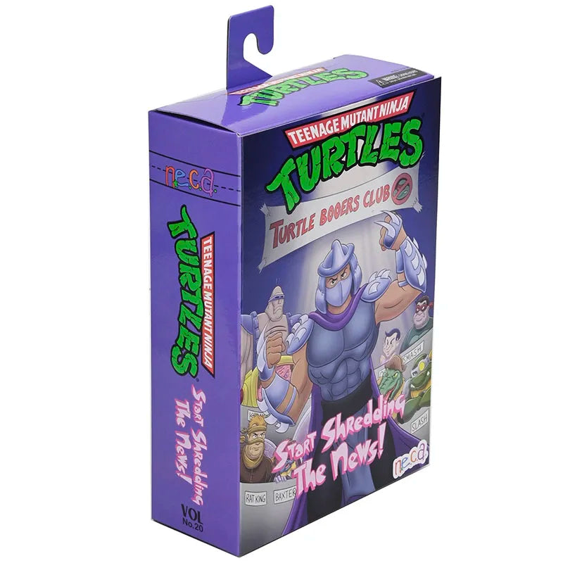NECA 54496 Teenage Mutant Ninja Turtle Model TMNT Shredder Action Figure Anime Figuras Peripheral 7-Inch Figurine Original Gift