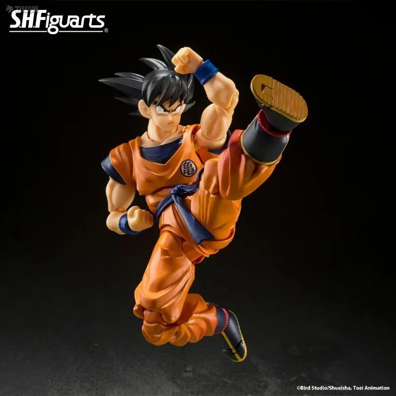 In Stock Bandai SHFiguarts Dragon Ball Z Son Goku The Lowest Born Saiyan Limited Anime Figure Action Model Collectible Toys Gift
