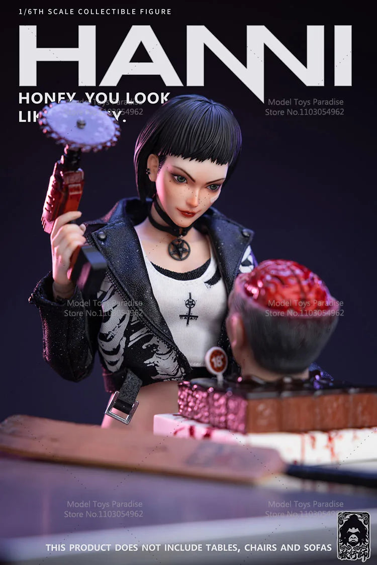 Hot Sale HSLX-001 1/6 Collectible Toys Food Hunter Hanni Woman Soldier 12 Inches Full Set Action Figure Model Fans Gifts