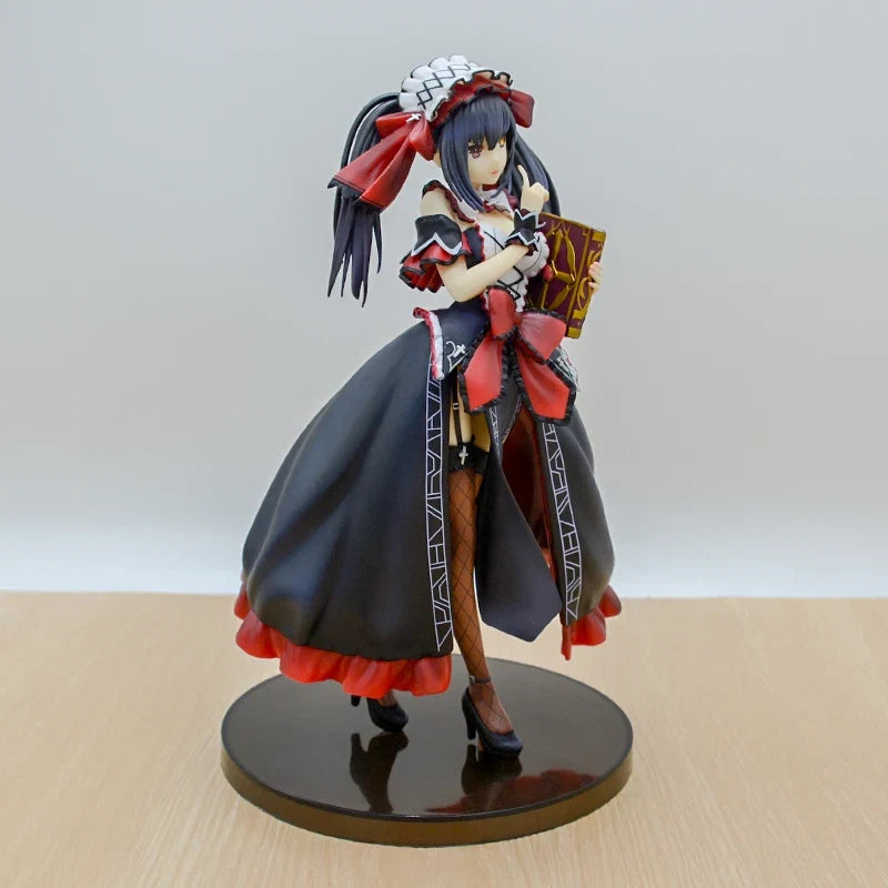 24cm KDcolle Date A Live Kurumi Tokisaki Anime Girl Figure Date A Bullet Yatogami Tohka Action Figure Adult Sexy Model Doll Toys