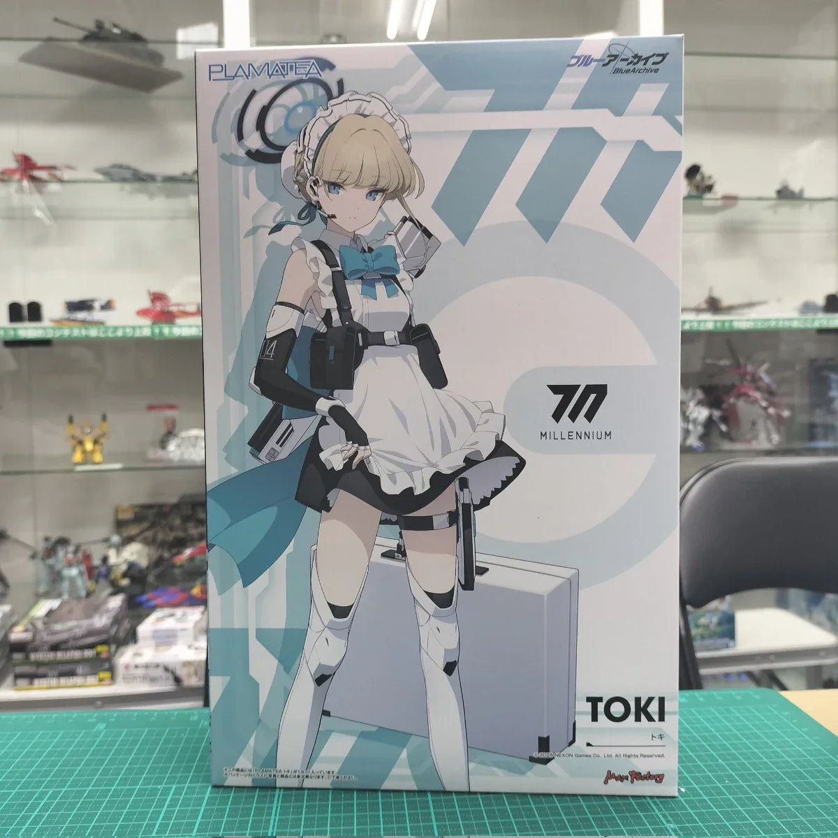 Original Genuine Max Factory Model Kits Plamatea Blue Archive Asuma Toki H=170mm Assembling Toys Action Game Character Model GSC