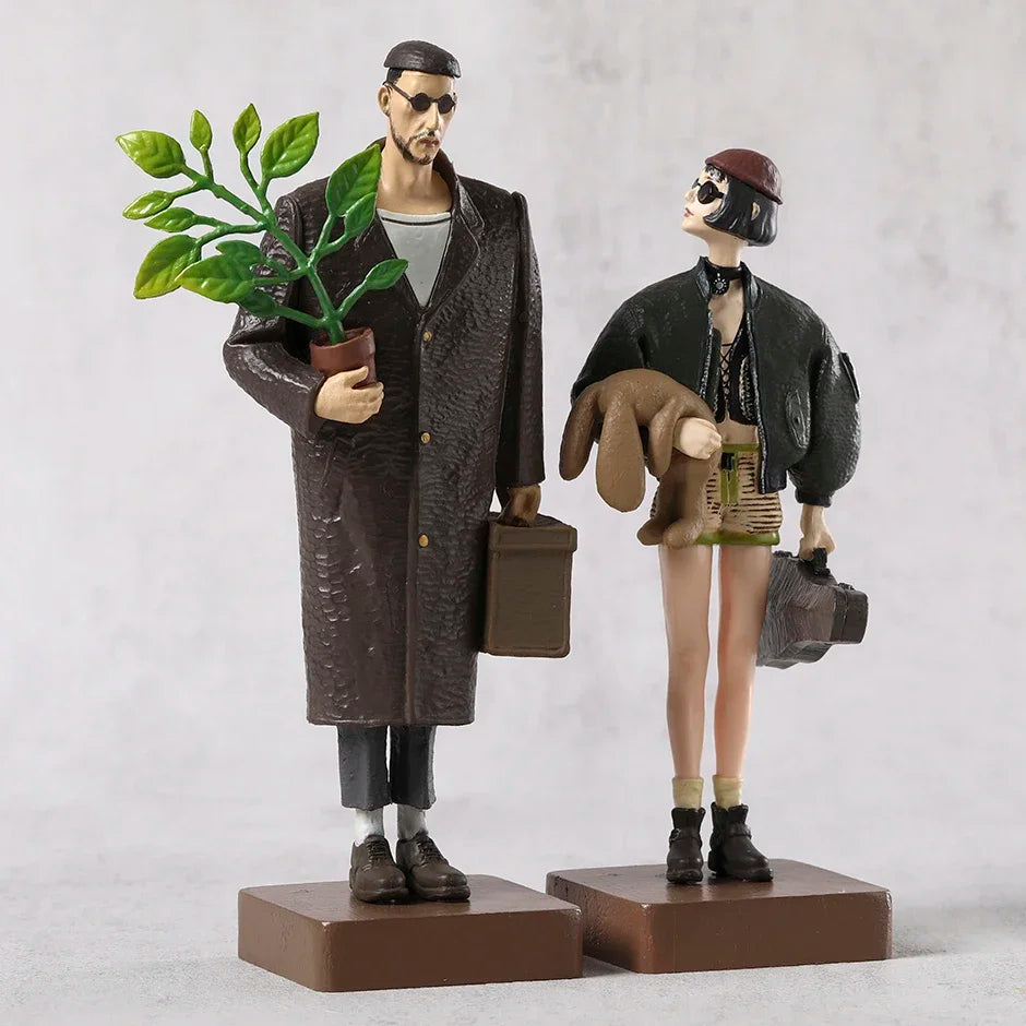 2-pack The Professional Leon Mathilda Figure Figurine Collection Model Doll Toy 14-16cm