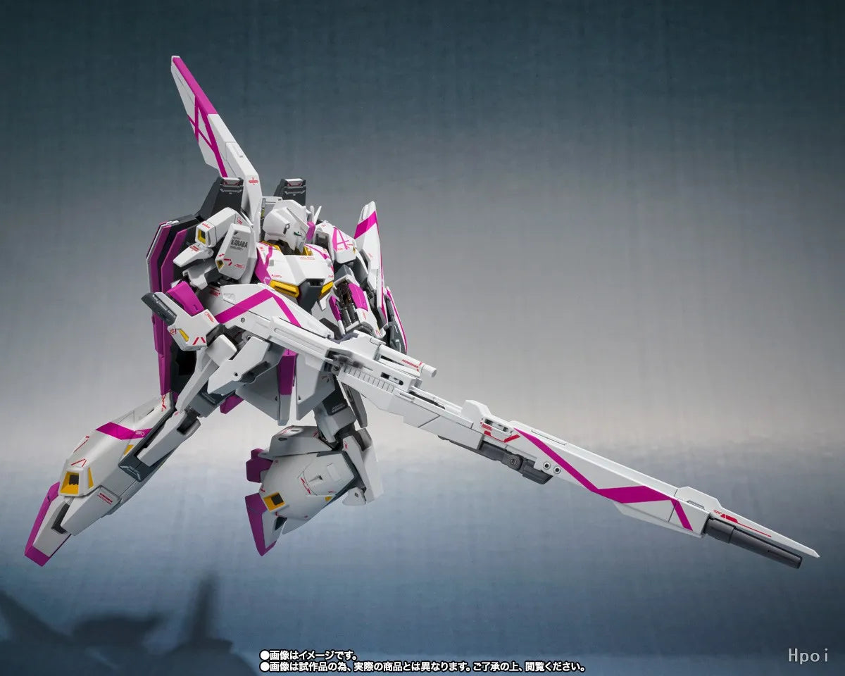BANDAI Original METAL ROBOT SPIRITS ＜SIDE MS＞ MSZ-006-3 Zeta Gundam III Mech Product Figure Toys for Boys Gifts Collectible