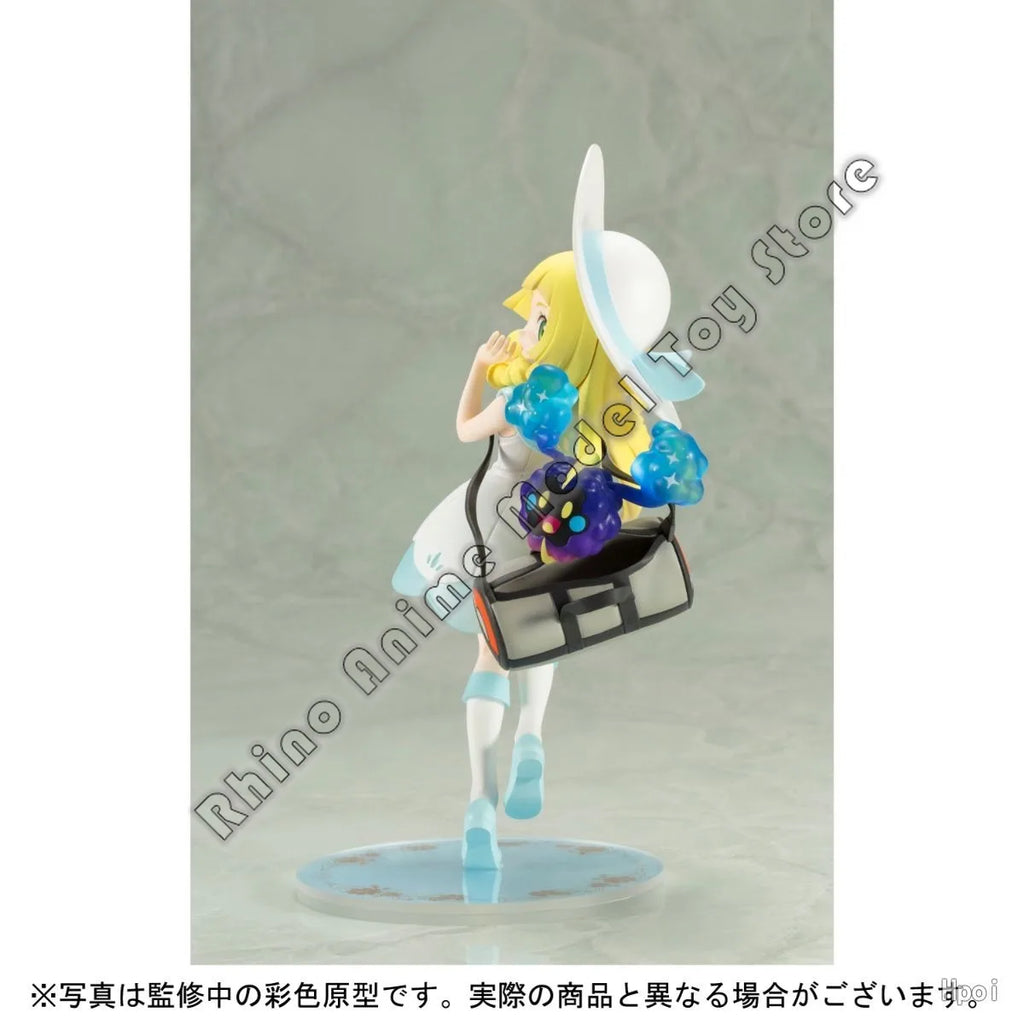 In Stock Original Genuine Kotobukiya Pokémon 1/8 Lillie 22cm Anime Action Figure Collection Model Japanese PVC Statue Gift