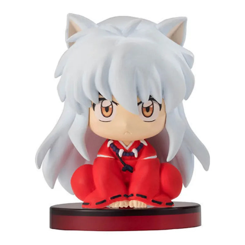 Inuyasha Action Figures 4.5cm Mini Figures 1pc Random Color - Kikyo Seven Jewel Coral Q Version Collectible Toy