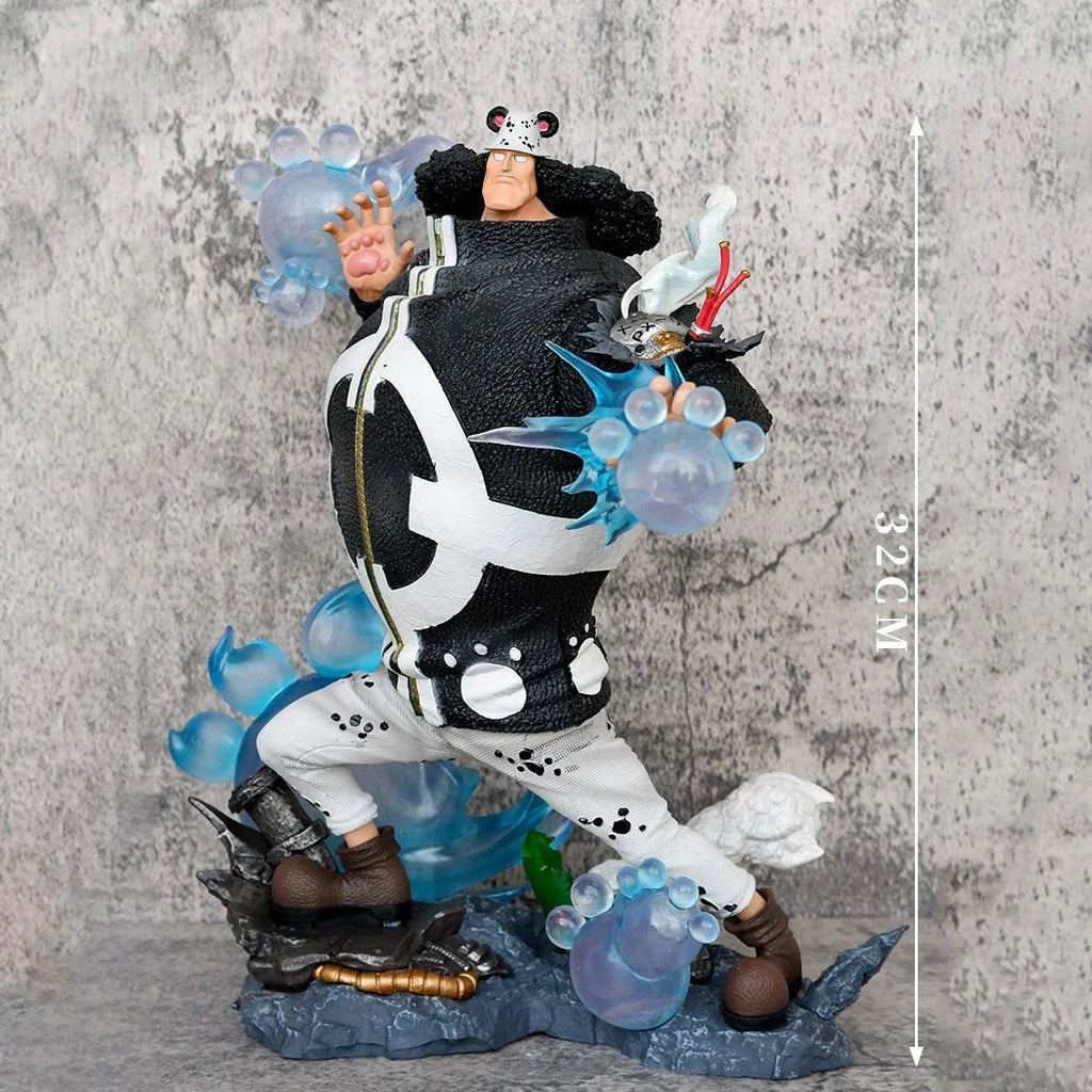 32cm One Piece LX MAX Tyrant Bartholomew Kuma Figure Changeable Hands Statue Anime Model Ornaments PVC Desktop Display Gift Toys