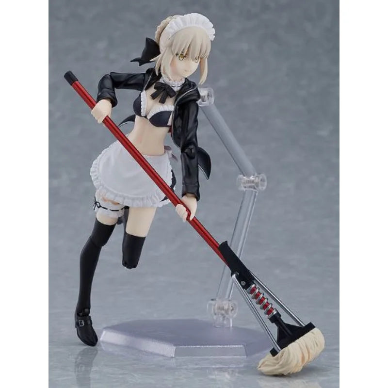 Max Factory Figma EX-057 Saber Alter Rider - 145mm Movable Doll, PVC/ABS Material, All-Ages Action Figurine for Collectors