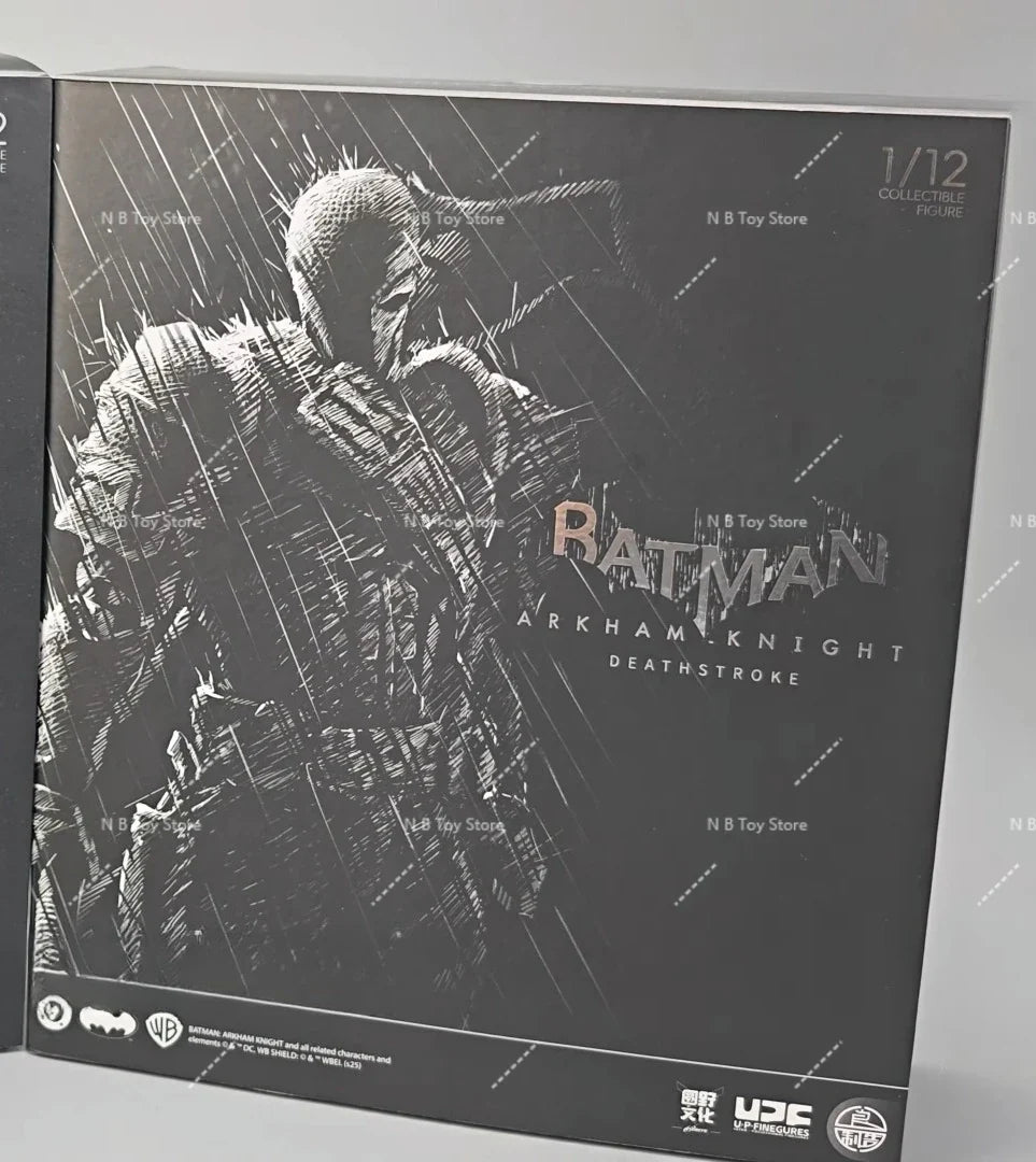 LPZZ ROUNO CUEURE DC002 1/12 Deathstroke Arkham Knight Finished Module Movable Batman Collectible Model Action Anime Figure Toy