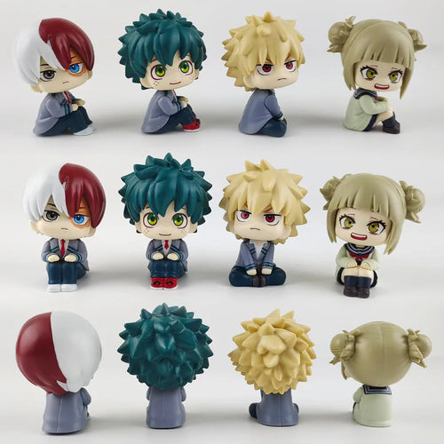 10cm Boku no Hero Academia Anime Figure Midoriya Izuku Action Figure Bakugo Katsuki/Todoroki Shoto Figurine PVC Collection Toys