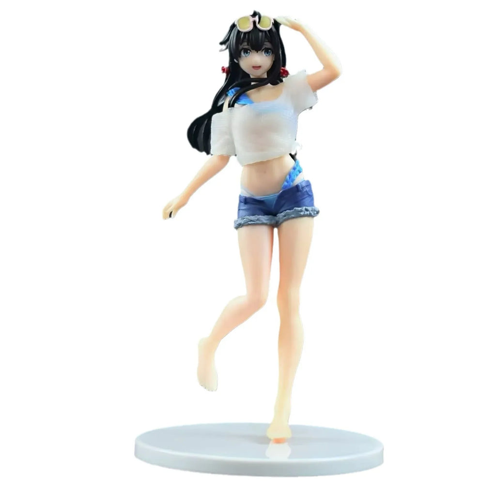 20cm Anime My Youth Romantic Comedy Is Wrong, As I Expected Figure Yukinoshita Yukino swimsuit Model Dolls Desk Decorations