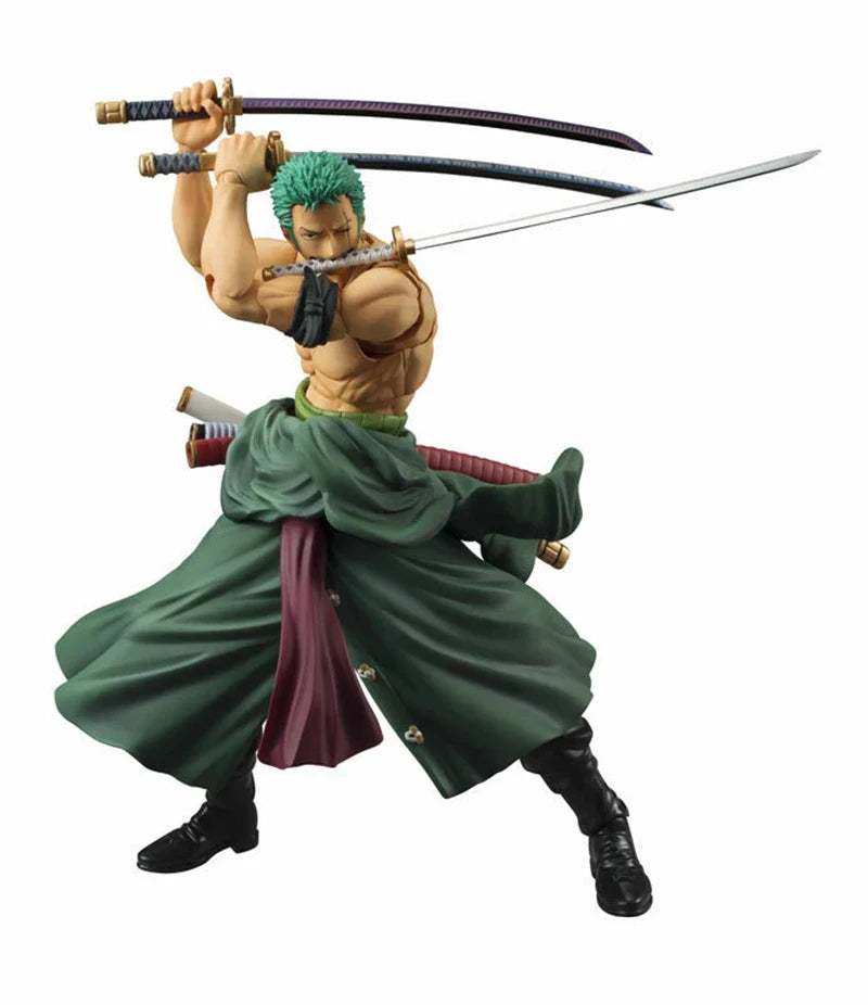 Anime One Piece MegaHouse Variable Action Heroes Roronoa Zoro New World Ver. PVC Action Figure Collection Model Toys Doll Gifts
