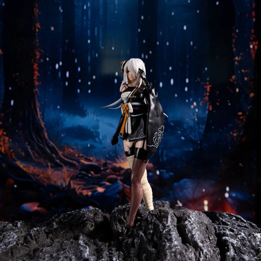 Nier Machine Age Kimono Series Bishoujo Figure Model, A2 Juhar Standing Statue.