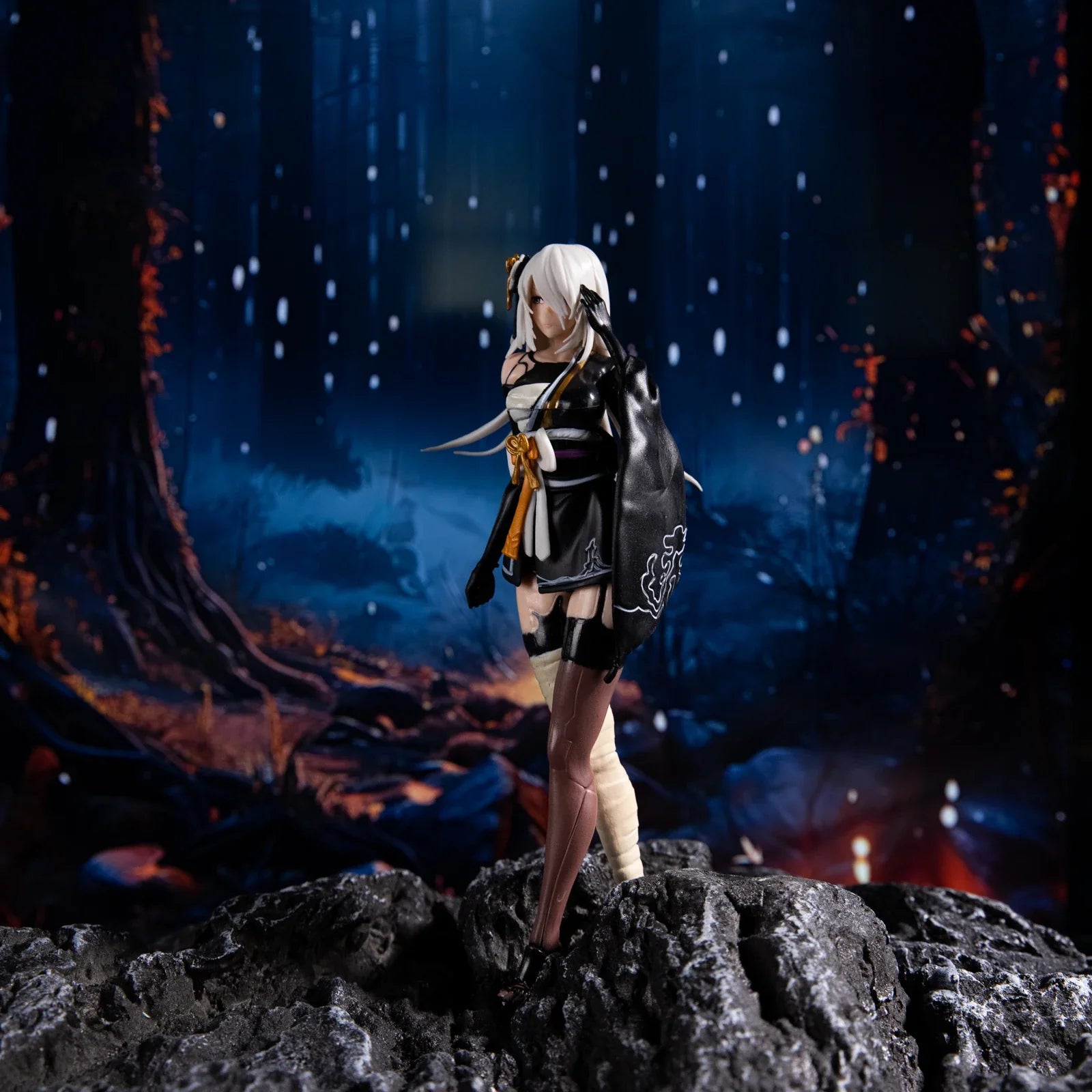 Nier Machine Age Kimono Series Bishoujo Figure Model, A2 Juhar Standing Statue.
