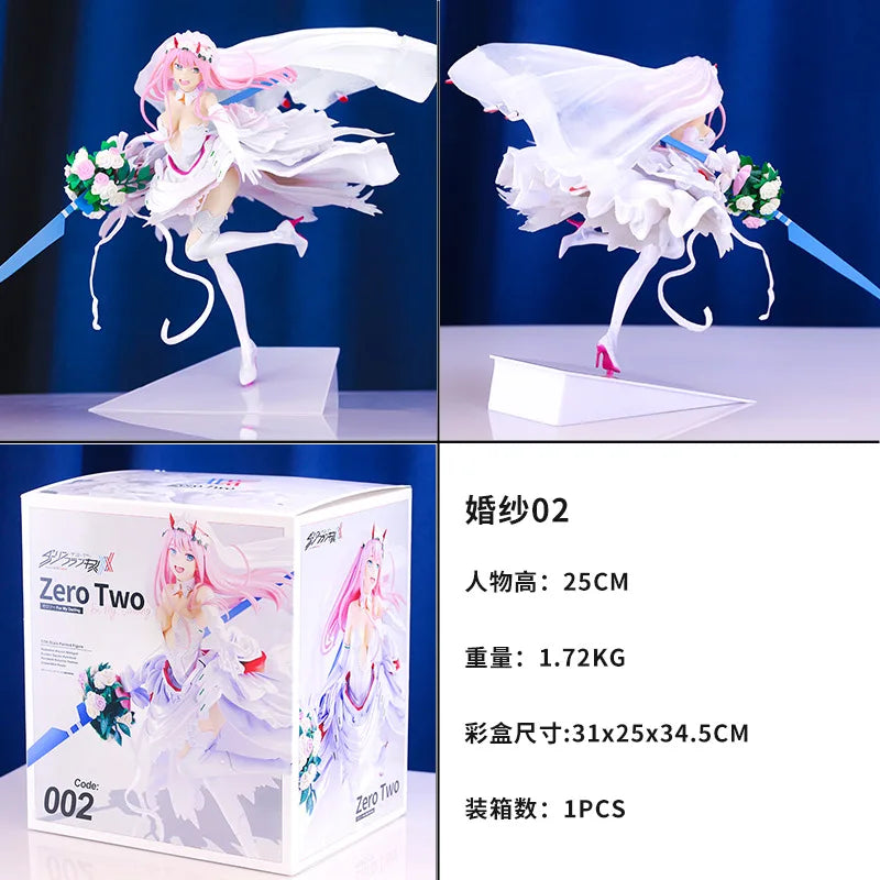Darling National Team Anime 02 Wedding Dress Character Model Beautiful Girl High Quality Edition Perfect Reproduction delicate