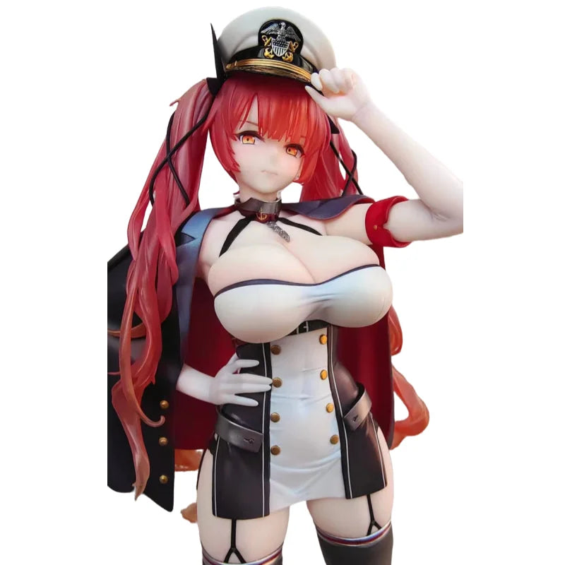 25cm Gorgeous Girl Honolulu Action Figure Azur Lane Mobile Games Women'S Solid Figures Collection Ornament Gifts Pvc Model Toy