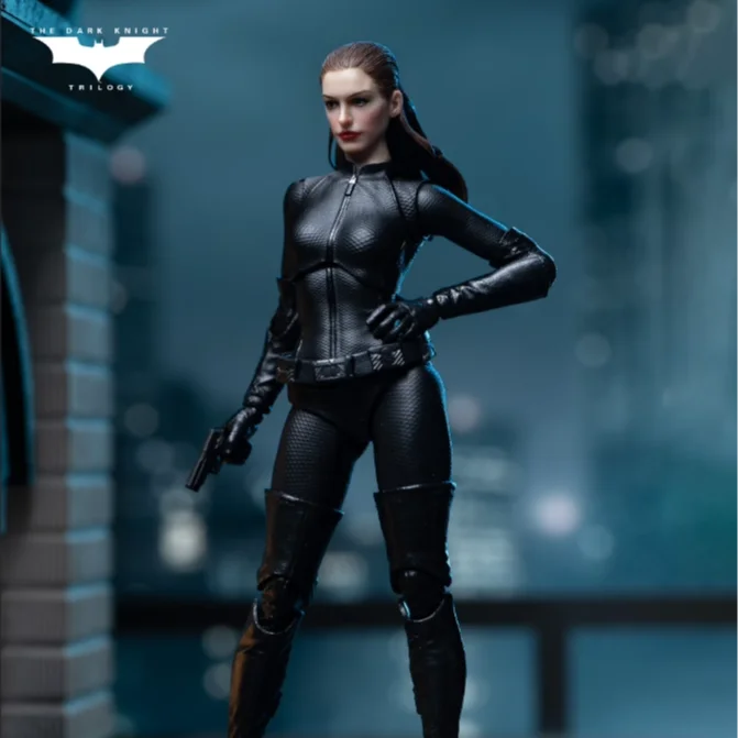INART Catwoman Action Figure Batman The Dark Knight Rises Anne Hathaway Cat Woman Figurine 1/12 Original Collect Model Toy Gift