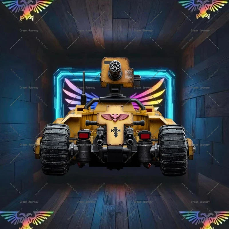 In stock  JOYTOYWarhammer 40k 1/18  Empire Fist Invader A-Terrain Car atv 1:18 Mobile Vehicle Toy Collection