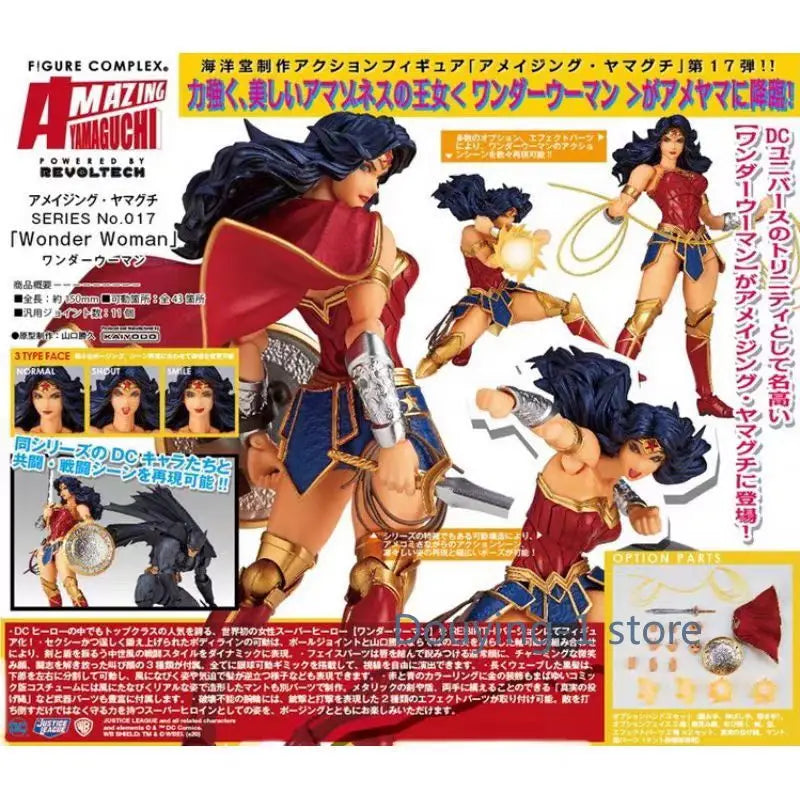 Auf Lager 15cm Wonder Woman Actionfigur Spielzeugmodell Geschenk Anime Merchandise Bewegliche Figur Modell Spielzeug