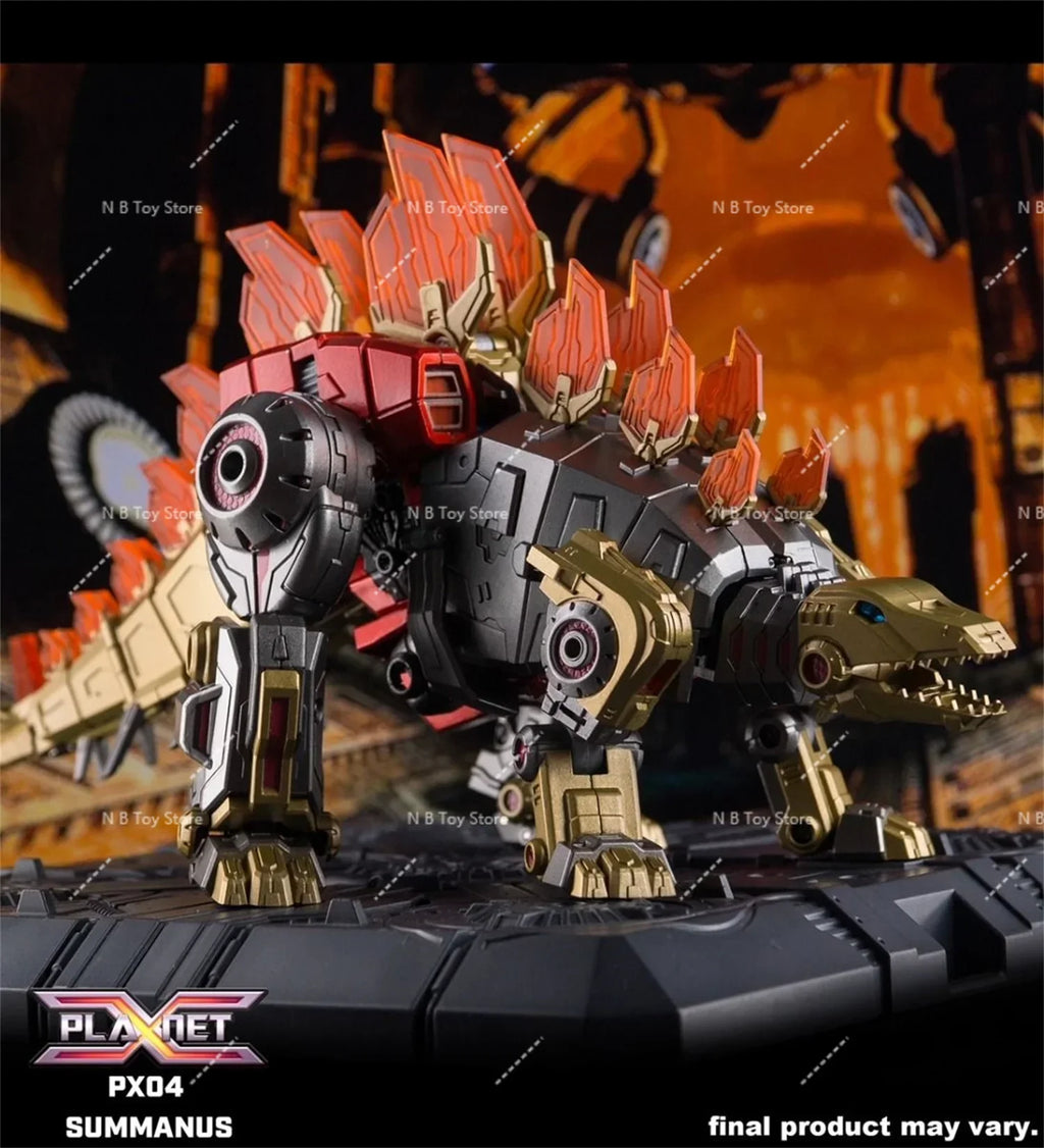 Action Character Transformation Toy Planet X PX-04M PX04M, Metallic, Snarl Summanus, Box Robot