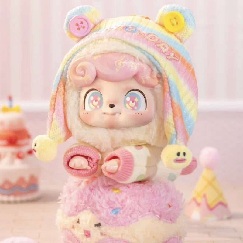 Limit Q.Kid Neon Beast Illusionary Cosmic Waves Series Big Doll Q Version Cartoon Room Decor Toys Adult Kids Surprise Gifts
