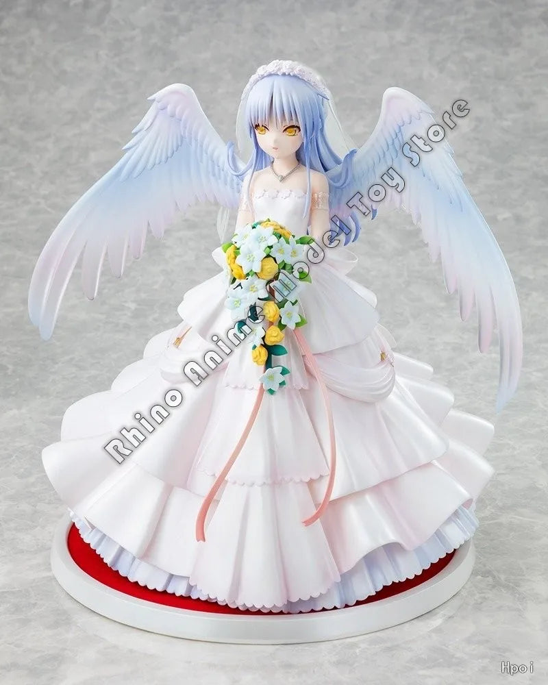 In Stock Original KADOKAWA KDcolle Angel Beats! Tachibana Kanade Wedding Ver. 22cm Action Figure Anime Collectible Toy Gift