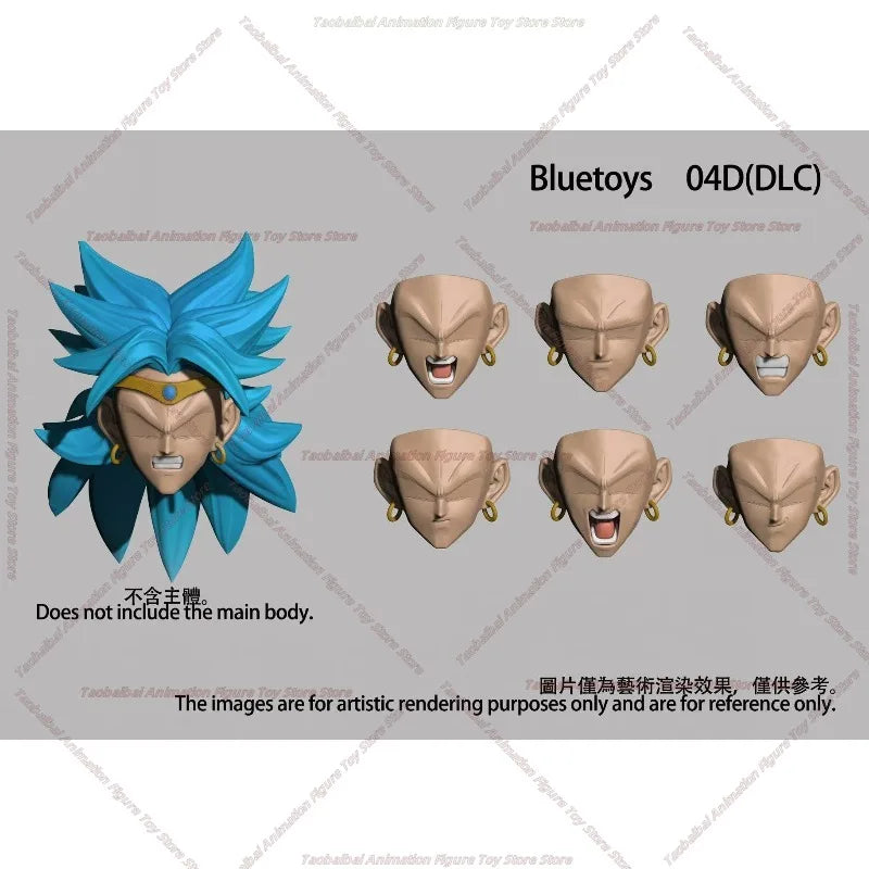 ZL STUDIO Dragon Ball SHF Ancient Tiger Warrior (Nightmare Enemy) Broly Seven Inch Series Action Doll Model Anime Characters