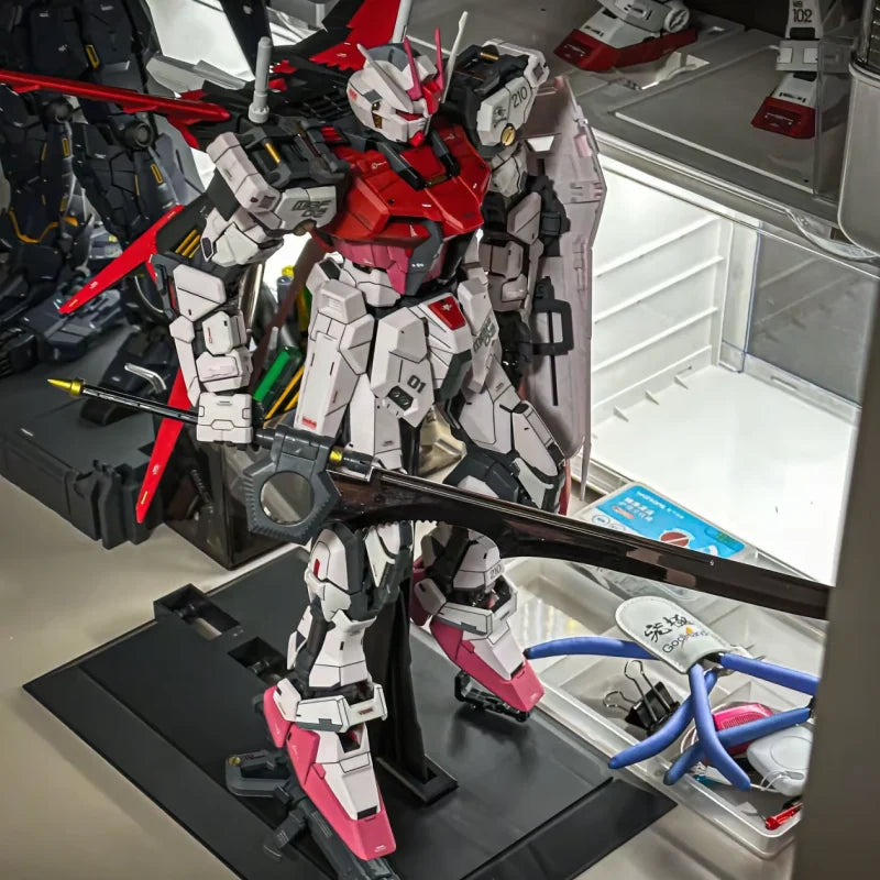 【IN STOCK】DABAN PG 1/60 bright red Strike with LED Assembly Model High Quality Collectible Action Figure Models Kids Gift