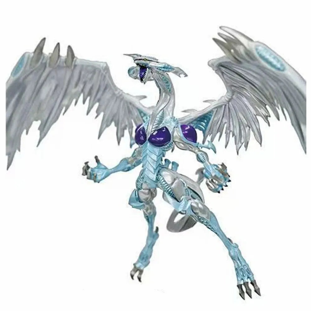 Bandai Original KONAMI Monsters Stardust Dragon Yu-Gi-Oh! Anime Figure Action Figurine Toys PVC Model Collection Doll Gift
