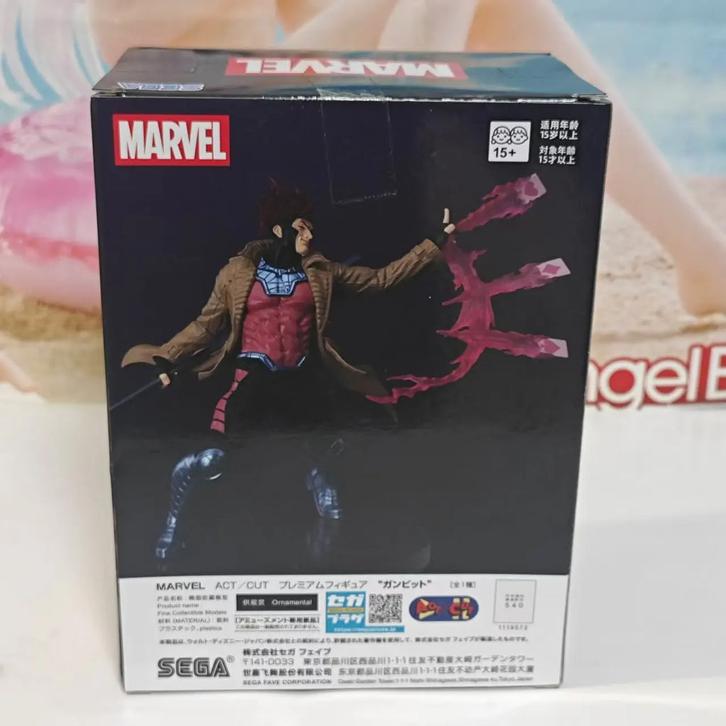 Original SEGA ACT CUT X-Men Gambit Remy Etienne LeBeau Collection Doll Series Anime Figure Action Figurine Model Figuarts Toys