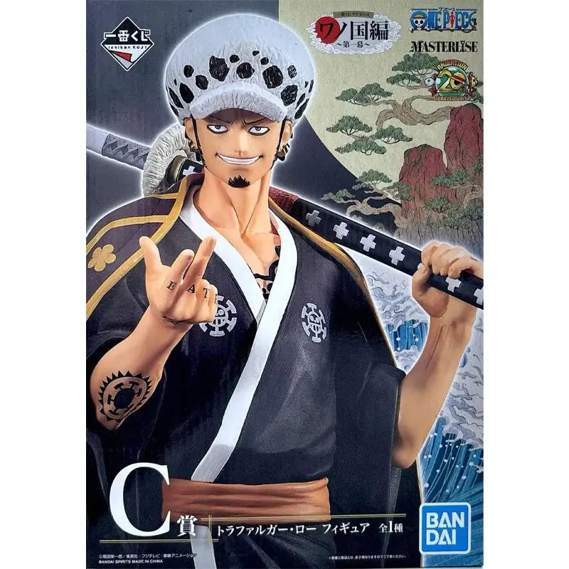 Bandai One Piece Trafalgar Law Ichibankuji Kimono Prize Figur PVC Anime Sammlerstück Heimdekoration Offizielles Lizenzprodukt
