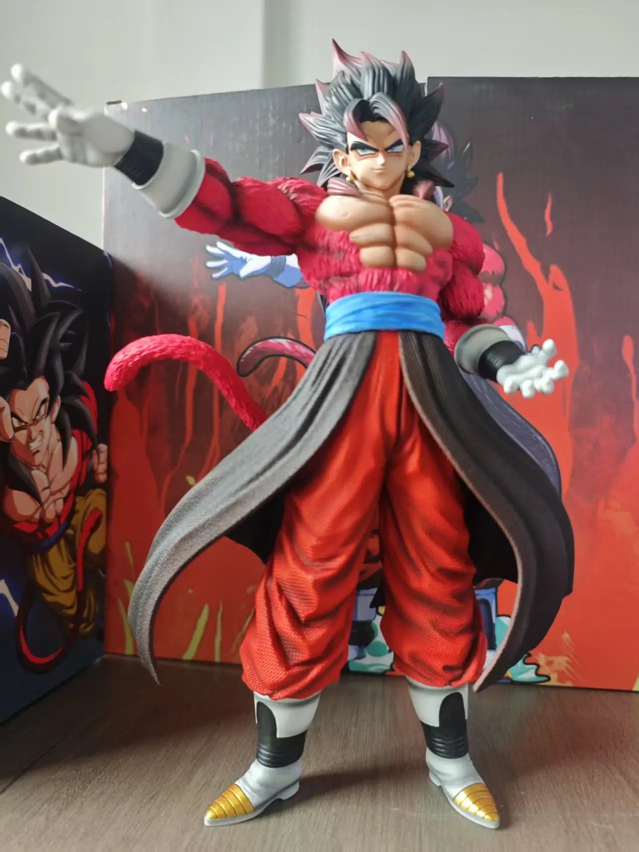 Dragon Ball Xeno Vegito Figure Super Saiyan 4 Vegetto Action Figures Pvc Statue Collection Model Toys Gift