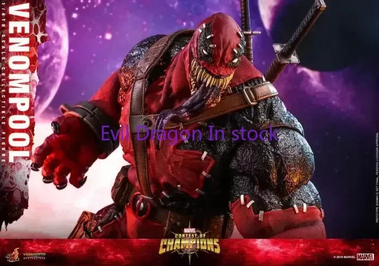 Original Marvel Venom Pool Action Figure Toy Movie Character Portrait Model 1:6 36.5cm Collectible Gift in stock