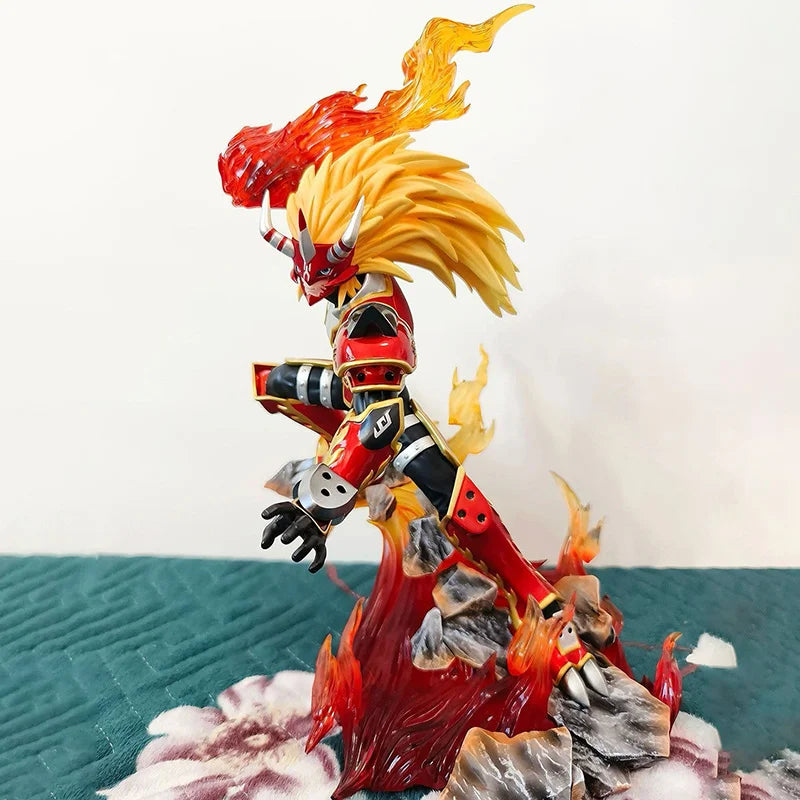Digimon Adventure Anime Figurines Serise Agni Agnimon Figurines Pvc Statue Collection Model Office Decoration Birthday Toys Gift