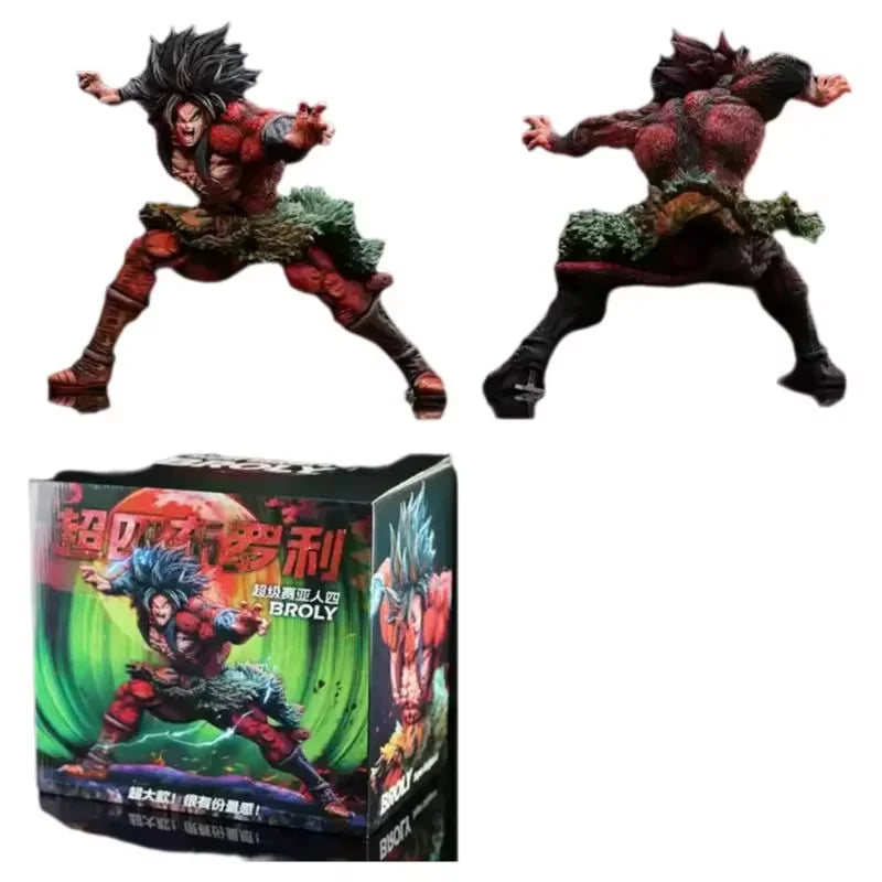 Action Figure Dragon Ball Broli Super Saiyan 28cm Handmade Animation Character Model Statue Collectible Desktop Decoration Gift