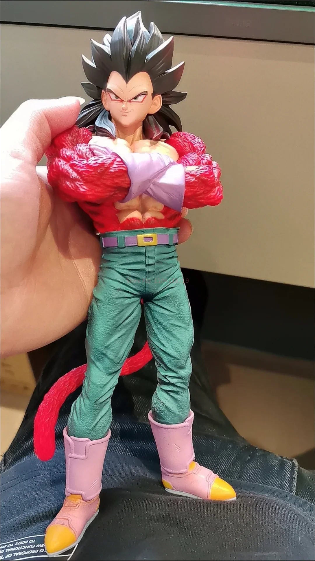 32cm JT Statue Dragon Ball Super Saiyan 4 Vegeta Goku Anime Figure Brother Model Collection Custom Desktop Toy Gift In Stock