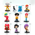 Korean wave animation Q version of the men's and women's group hunting witch figure model tiger crow rumizoe egg ornament
