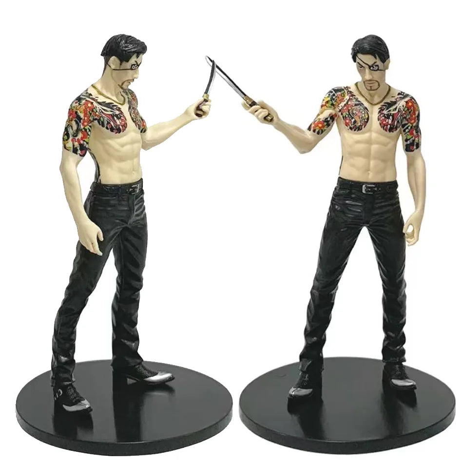 In-Stock 17cm Yakuza Series Goro Majima Anime Action Figure (PVC Material) - Collectible Model Toy, Halloween Gift