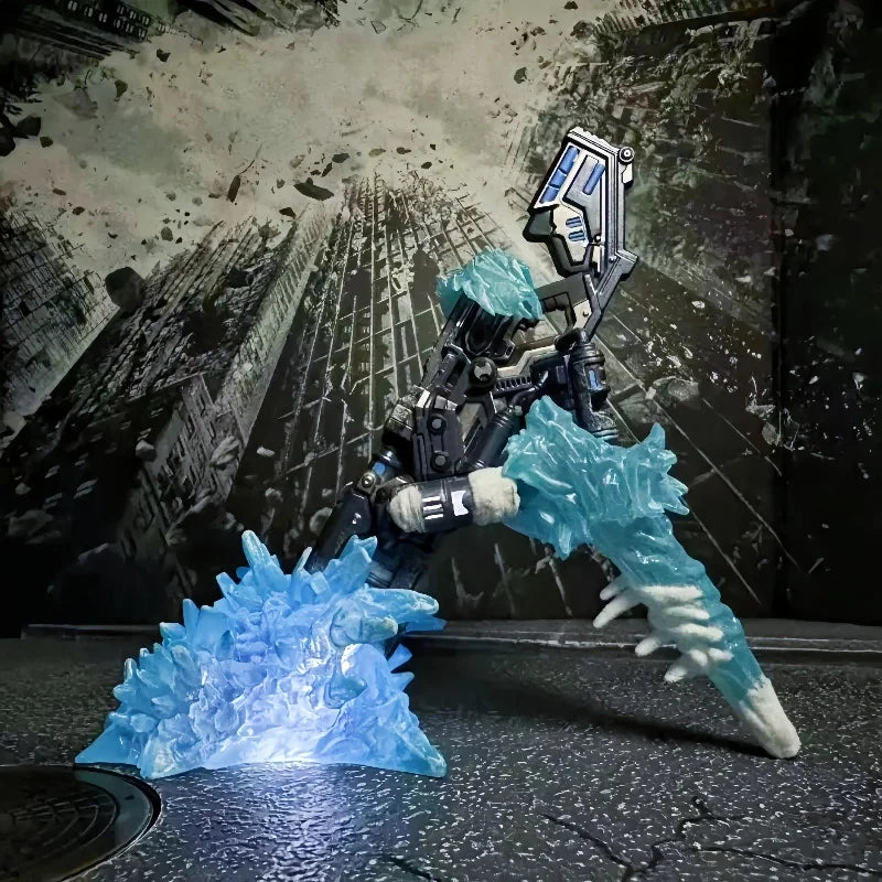 Mezco One:12 Batman Mr. Freeze Action Figure - Deluxe Collectible Villainous Character Luminous PVC Toy Gift for Fans