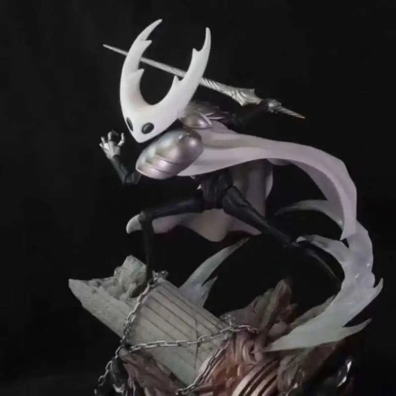 34CM Hollow Knight Pure Vessel King Battle Form Mode KO Action Figure Desktop Ornament Decor Game Collectible Toys Statue Gift