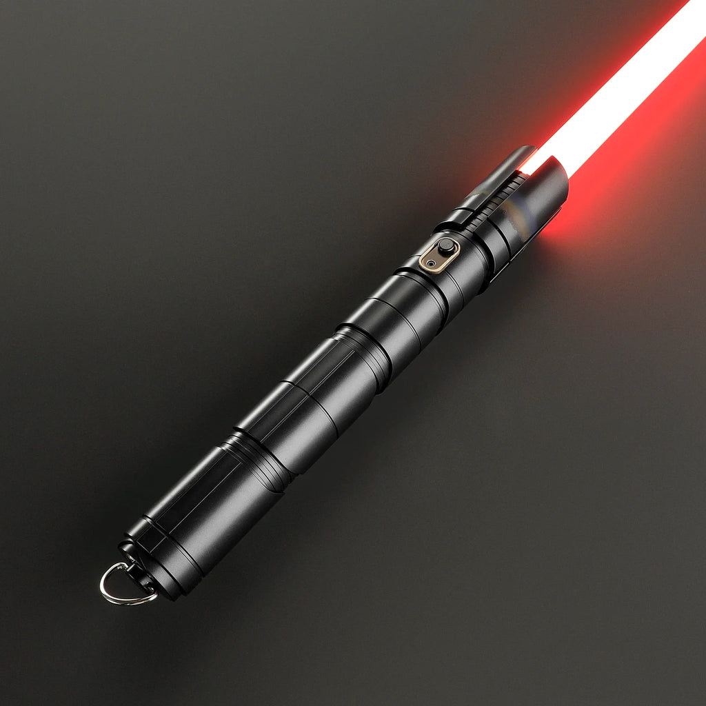 DamienSaber Qimir Lightsaber Force Heavy Dueling Detachable Light Saber Metal Hilt Infinite Color Changing with 34 Sound Fonts