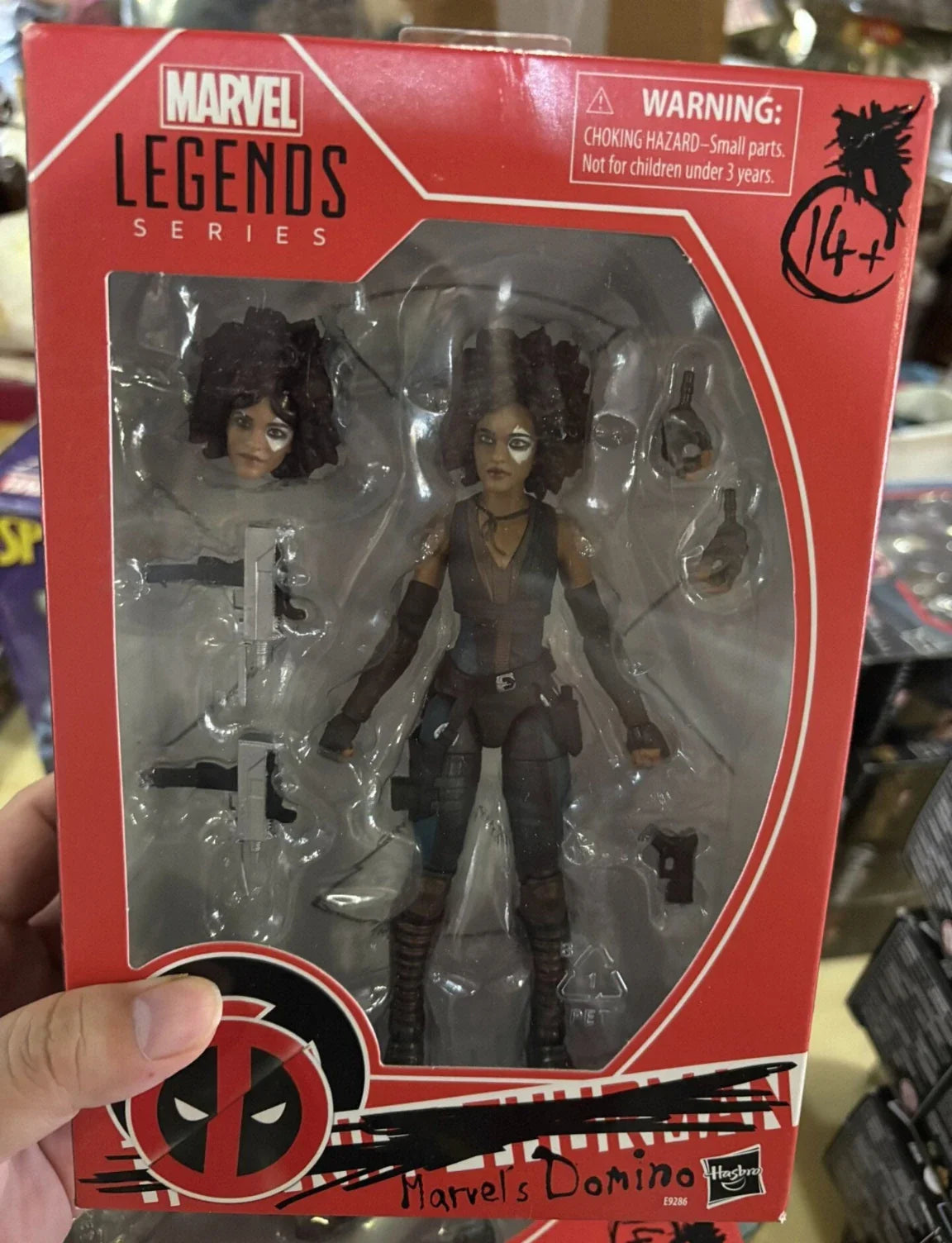 Neue originale Hasbro Marvel Legends Series MARVEL'S DOMINO Actionfigur Modell Spielzeug Geburtstagsgeschenk Sammlung