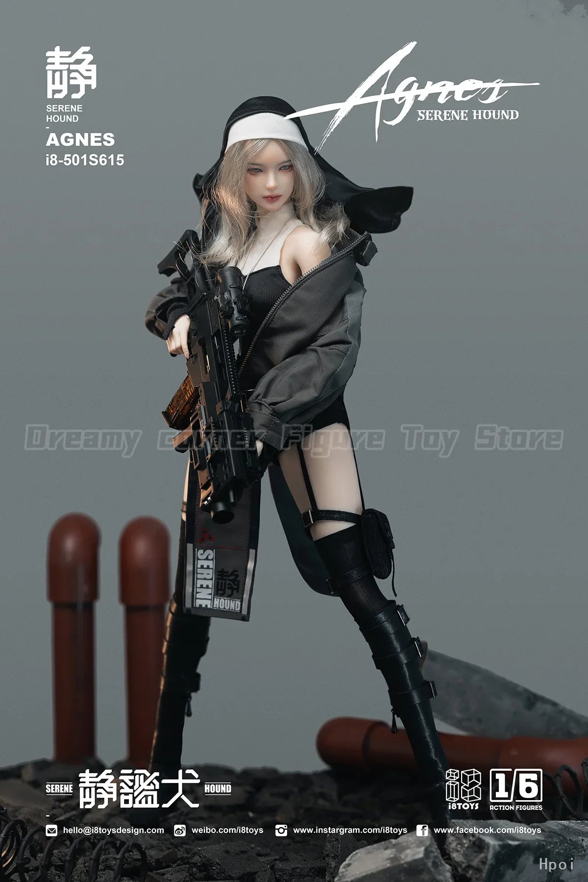 【Pre-sale】Original I8TOYS 501S615 SERENE HOUND AGNES 1/6 Action Figure Model Gift Ornament